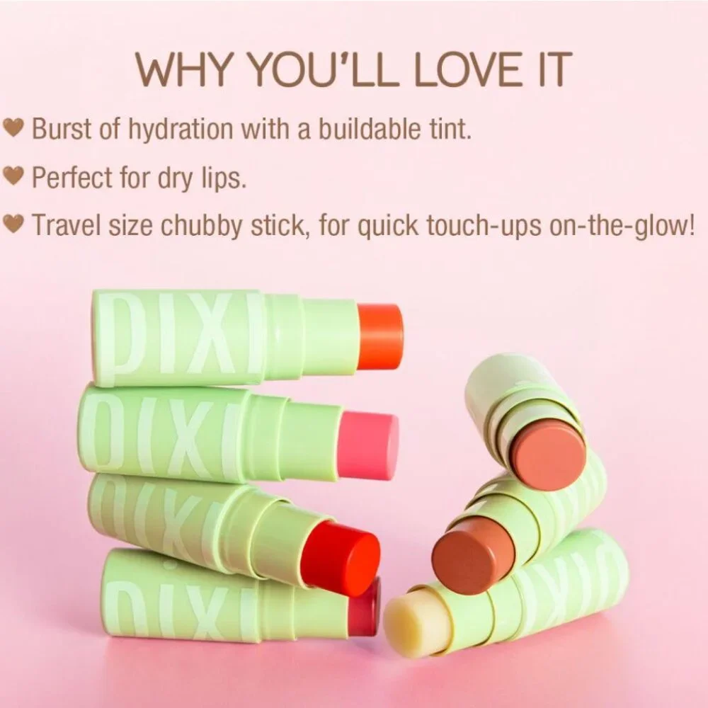 $5 When Bundled With $10 - Pixi +Hydra Lip Treat Tinted Lip Balm Nectar